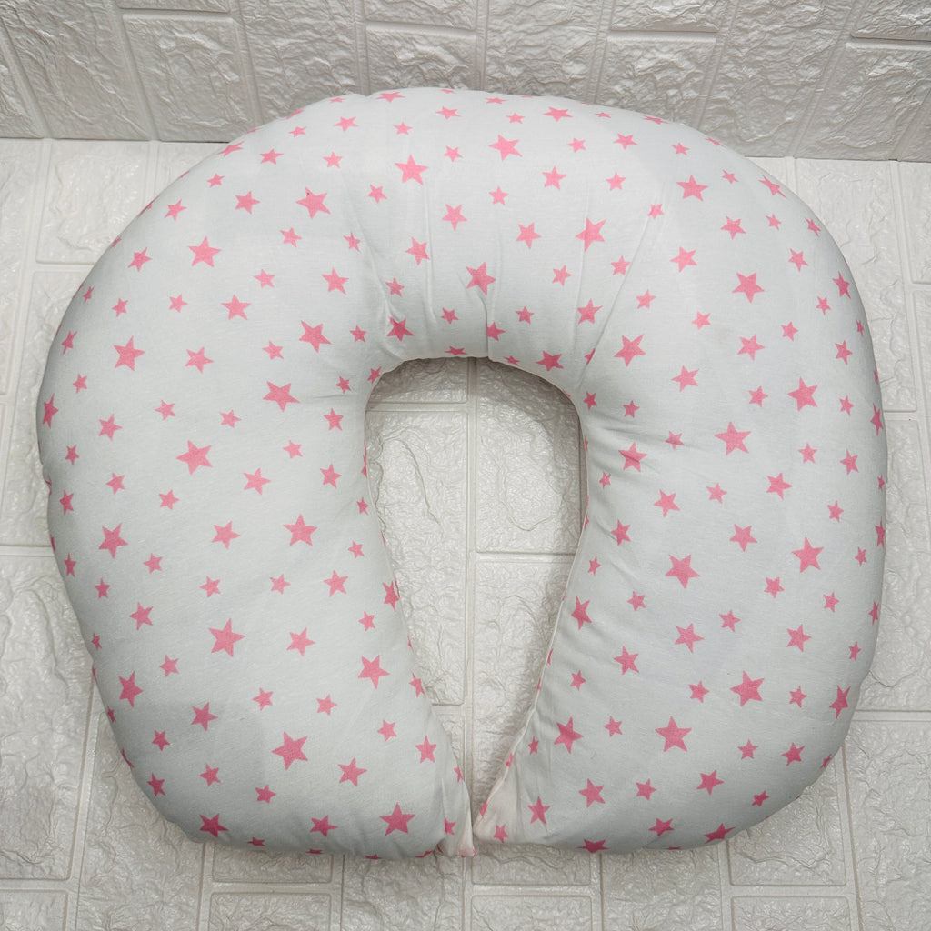 Ciambella allattamento stelle rosa