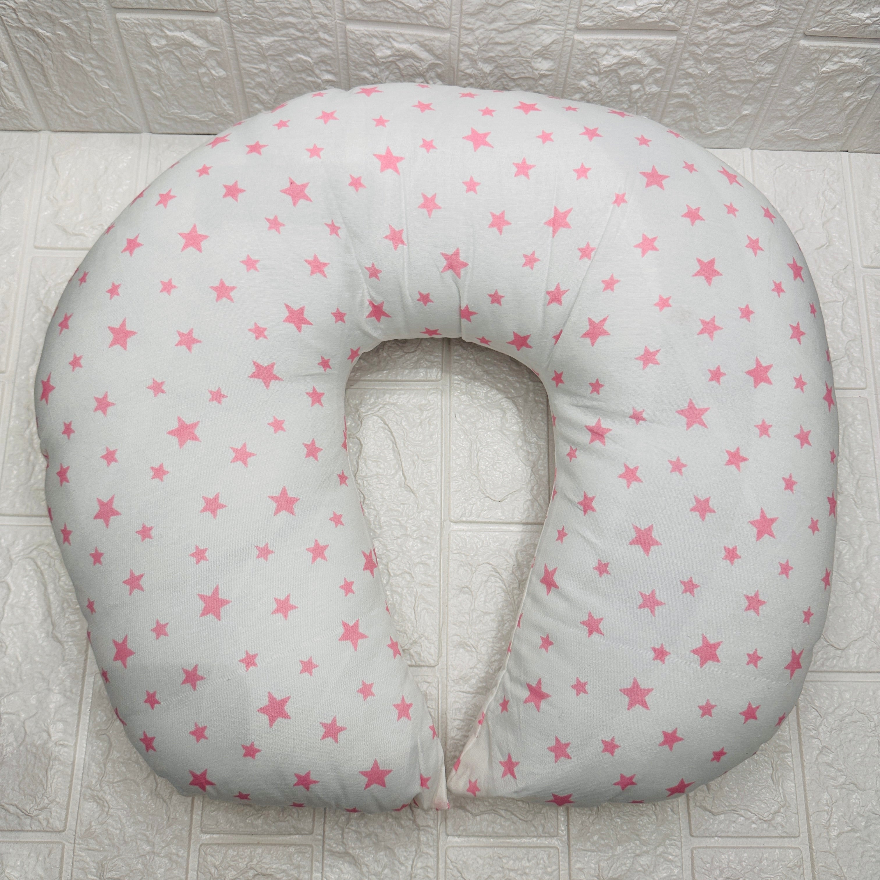 Ciambella allattamento stelle rosa