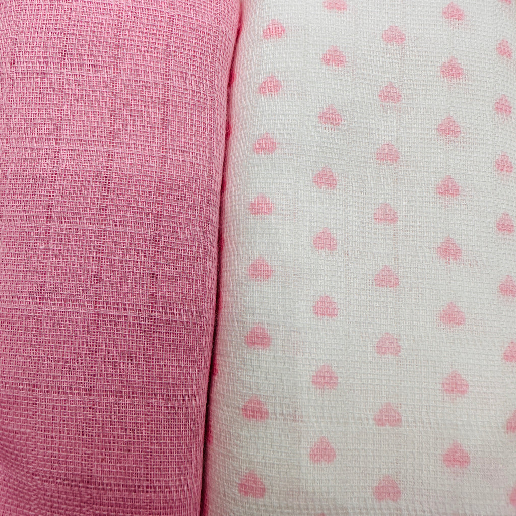 Asciugamani delicati rosa