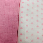 Asciugamani delicati rosa
