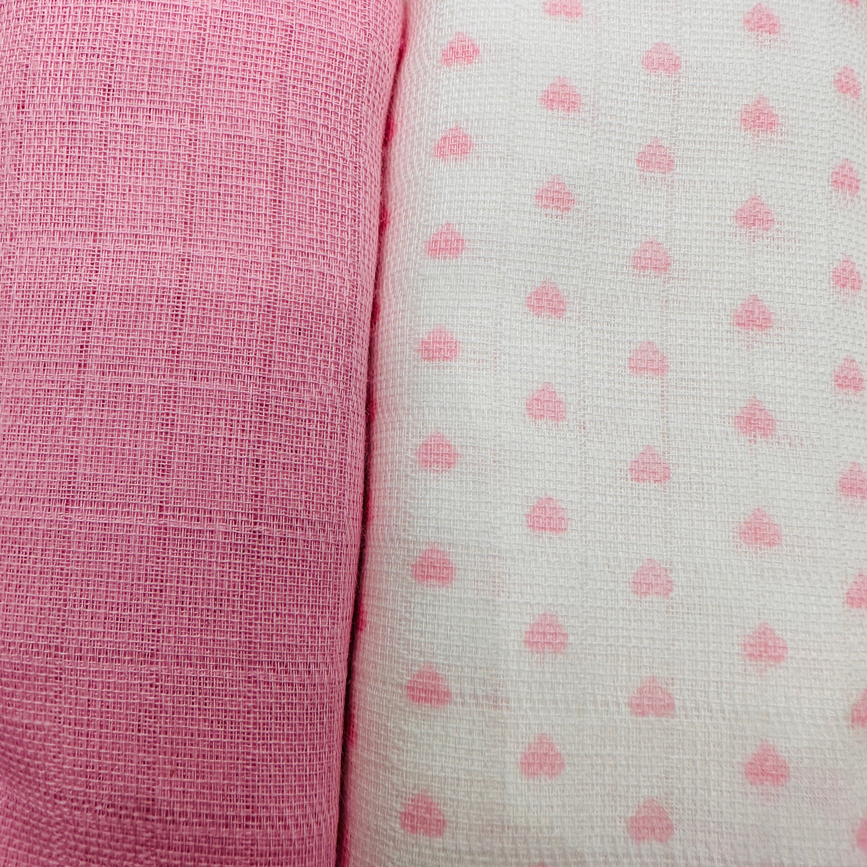Asciugamani delicati rosa