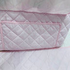 Borsa Nascita Fiocco Rosa                dim 45x30x18
