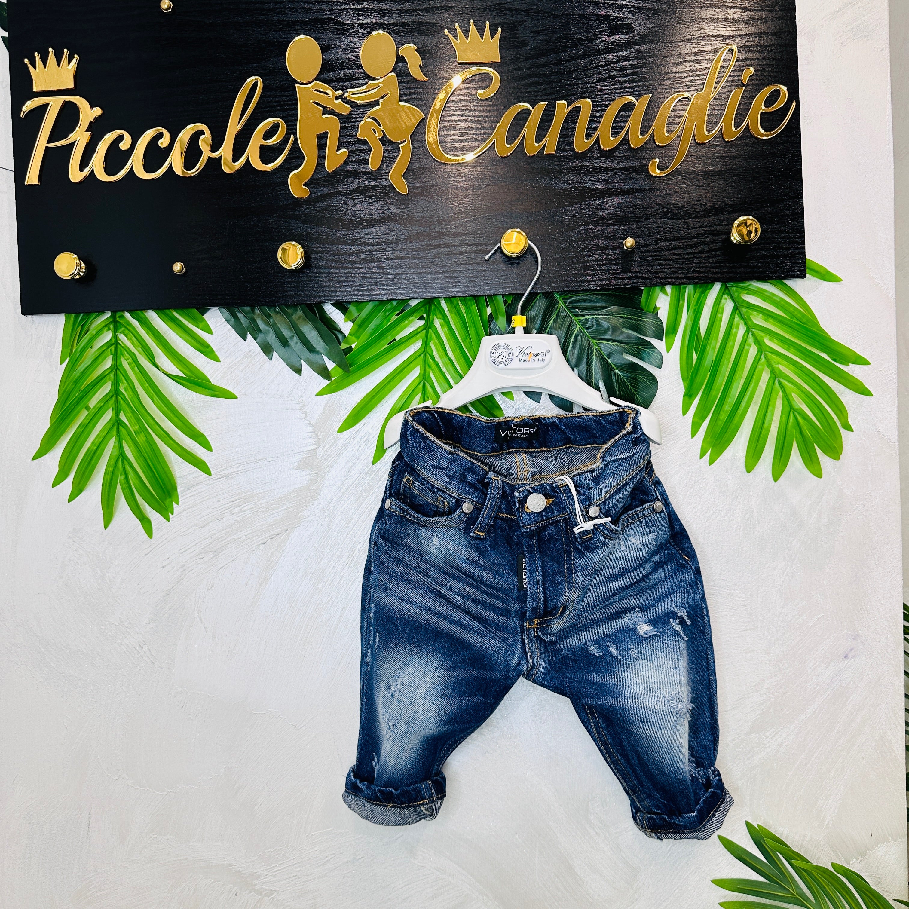 Jeans VictorGi blu mesi