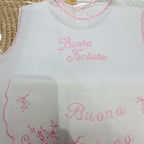 Camicina Fortuna + Bavetta Rosa