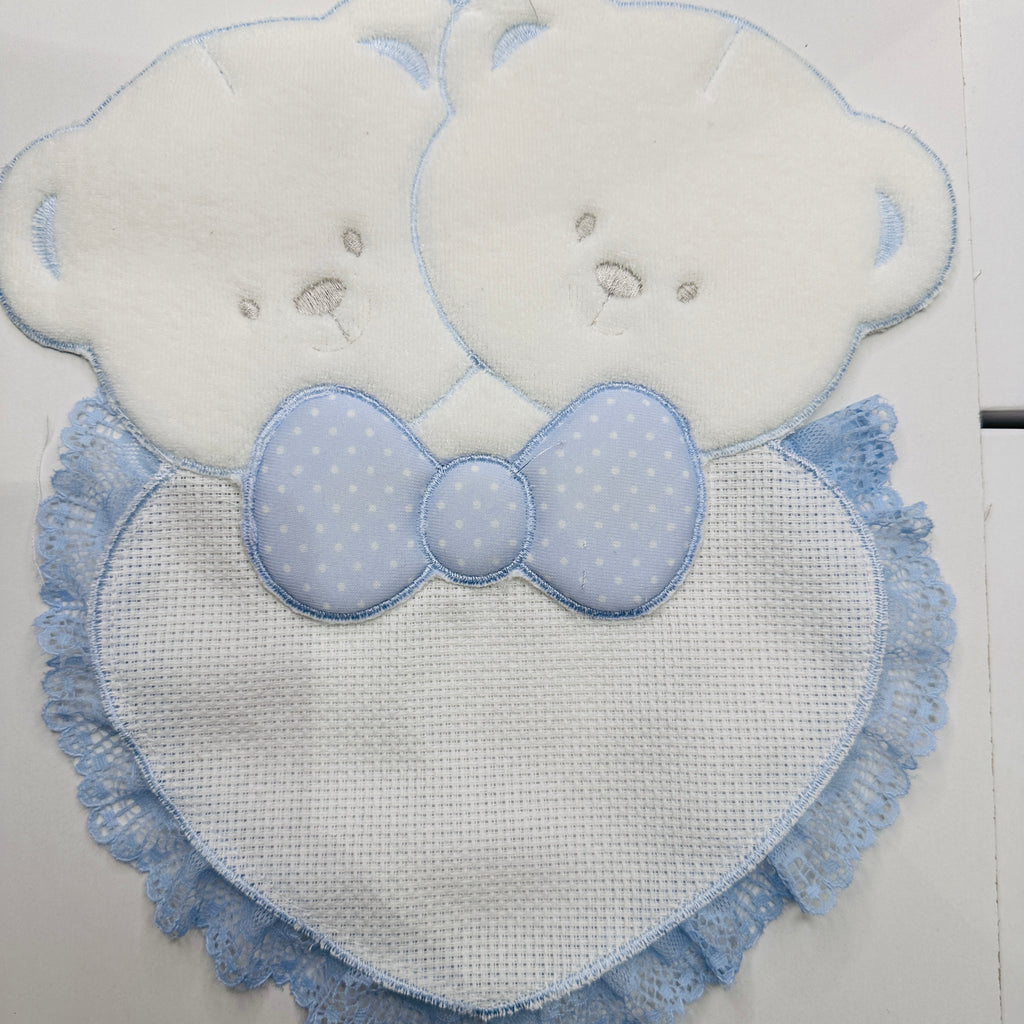 Fiocco nascita Orsi Celeste dim.25x30