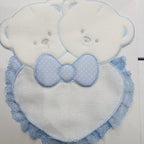 Fiocco nascita Orsi Celeste dim.25x30