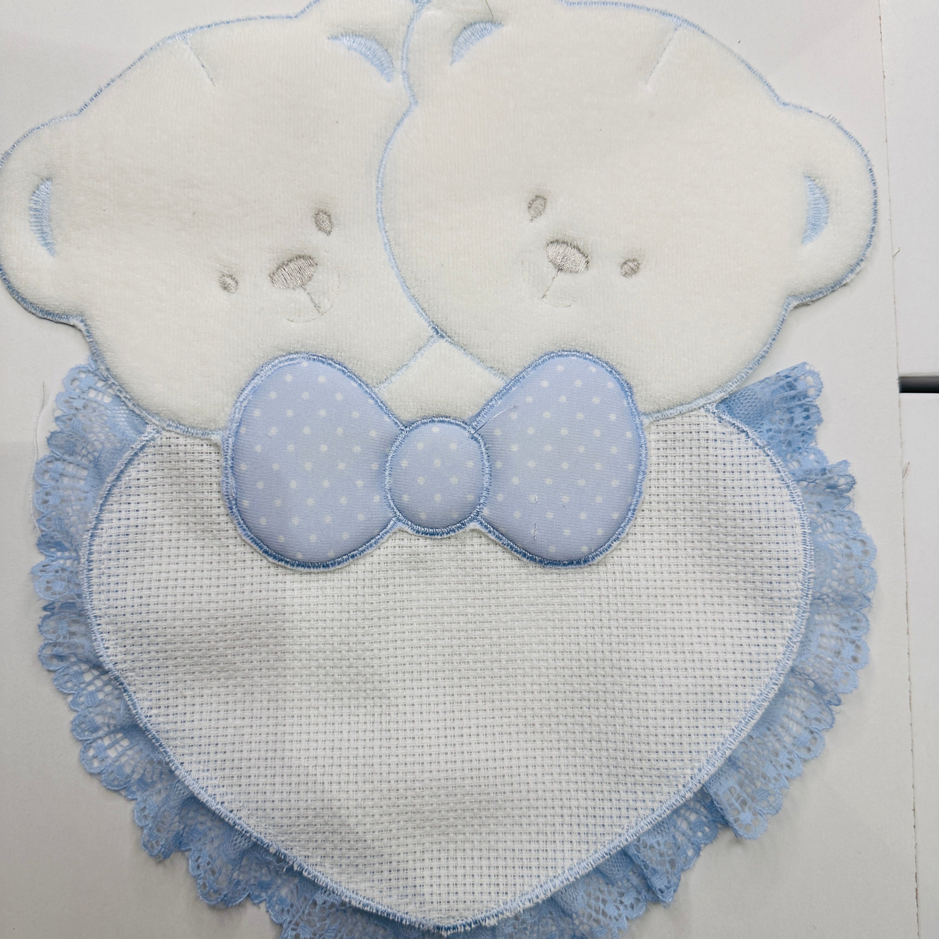 Fiocco nascita Orsi Celeste dim.25x30