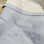 Set Completo carrozzina Principino Celeste