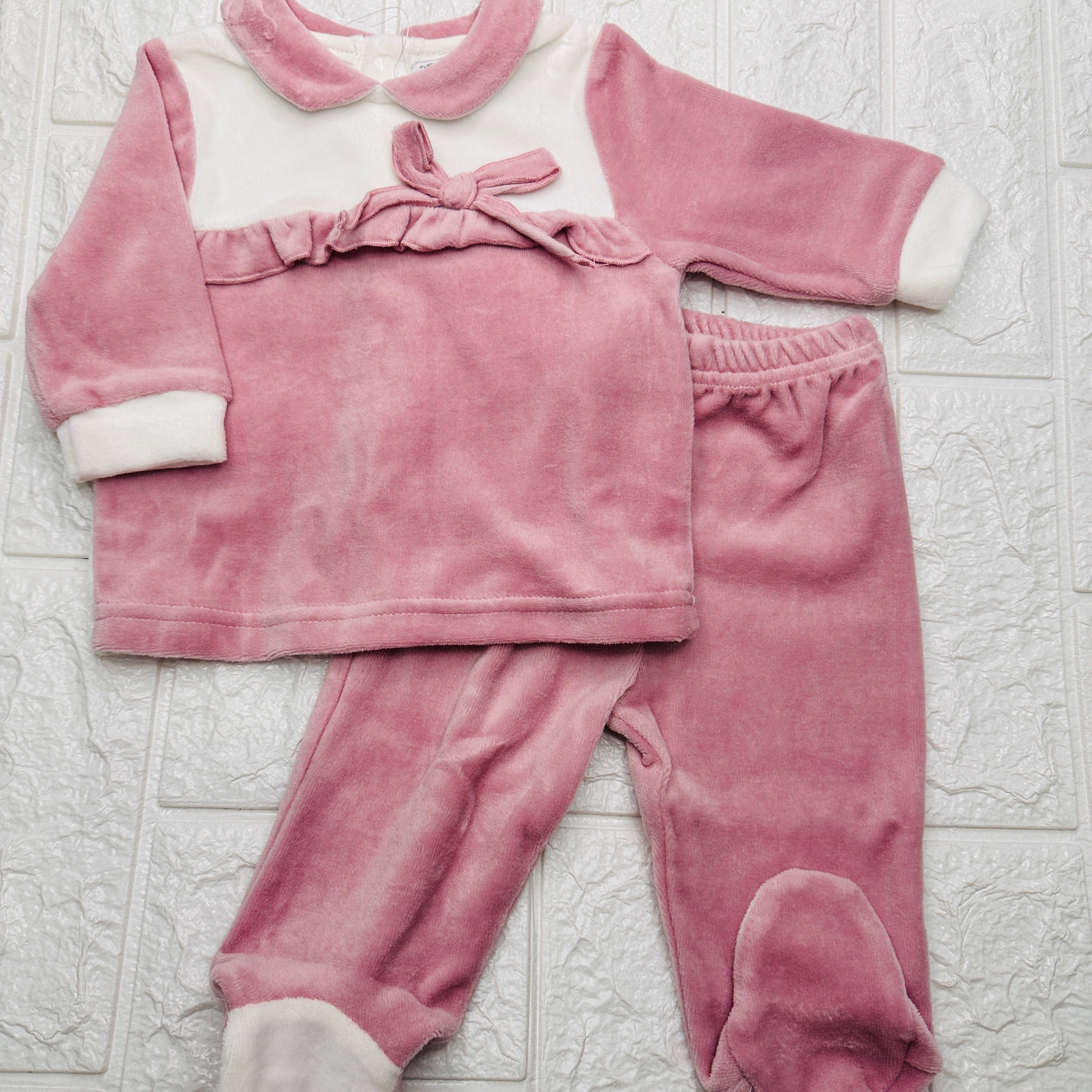 Tutina ciniglia rosa antico