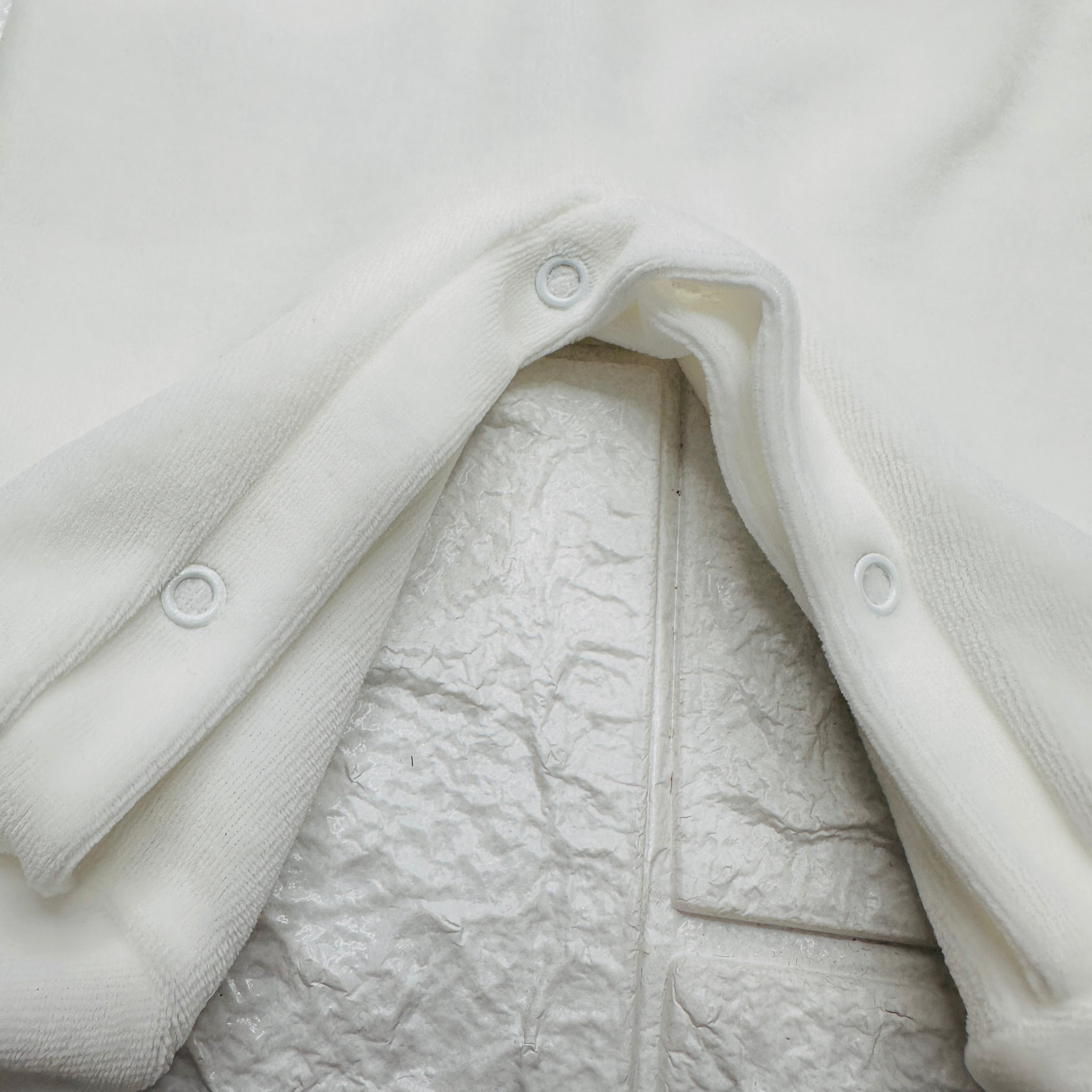 Tutina ciniglia fiocco panna 3041