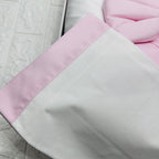 Set completo carrozzina fiocco rosa