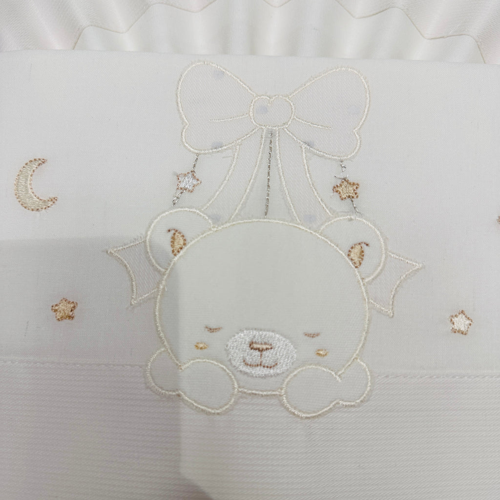 Lenzuola culla orso bianco ART LL018163