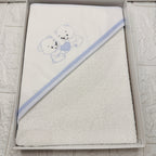 Accappatoio celeste neonato ART AT001153