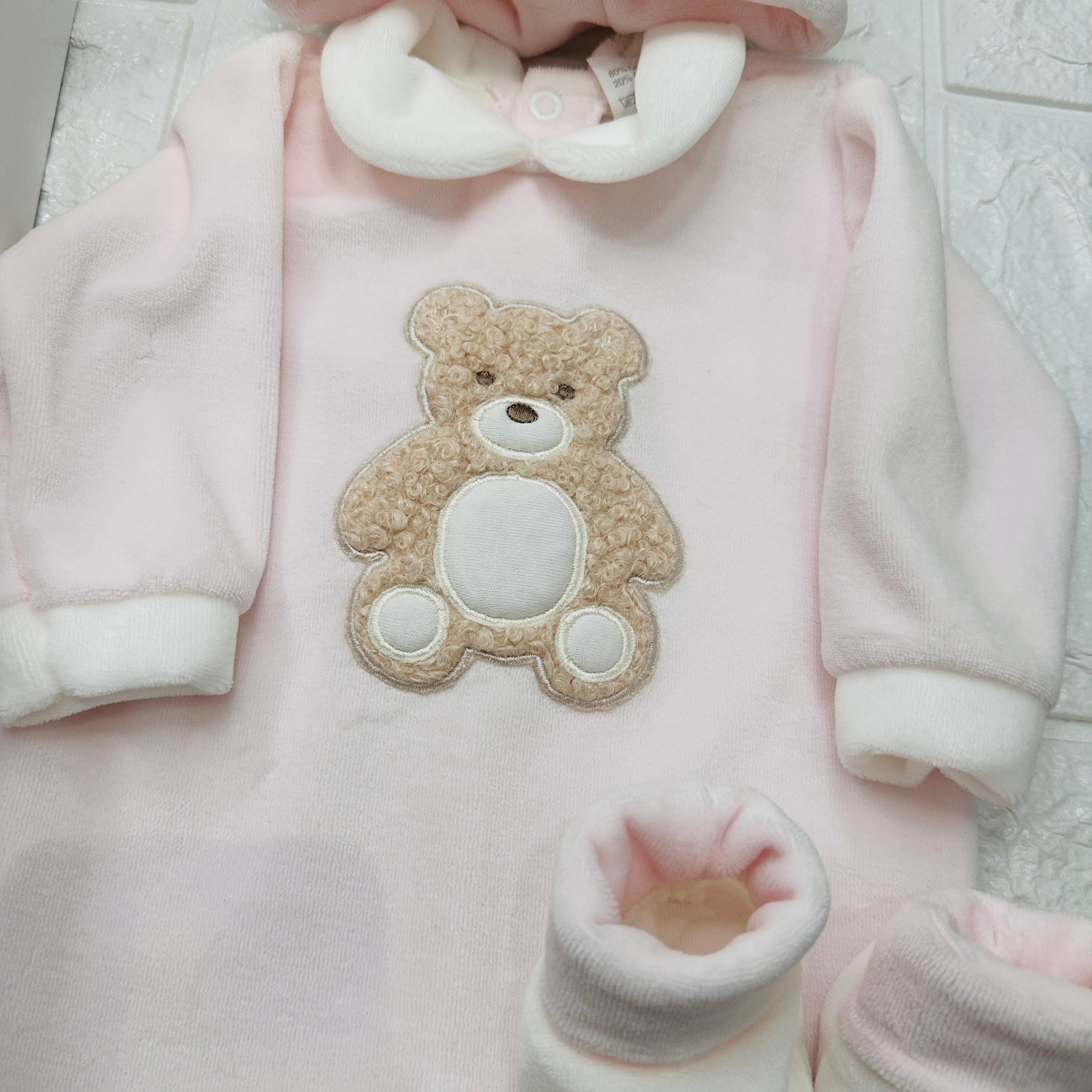 Set Nascita ciniglia Orso Rosa