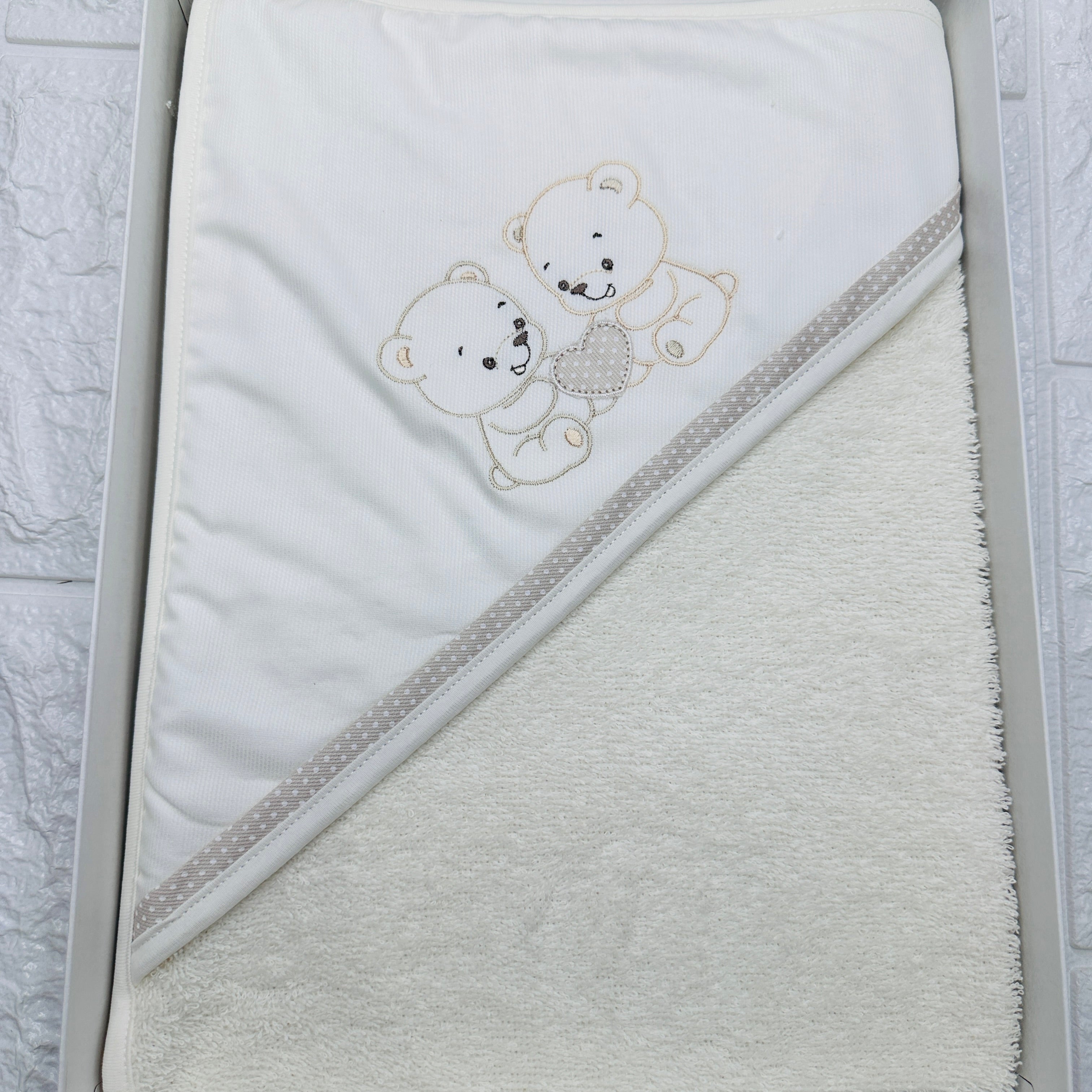 Accappatoio neonato neutro ART AR001153