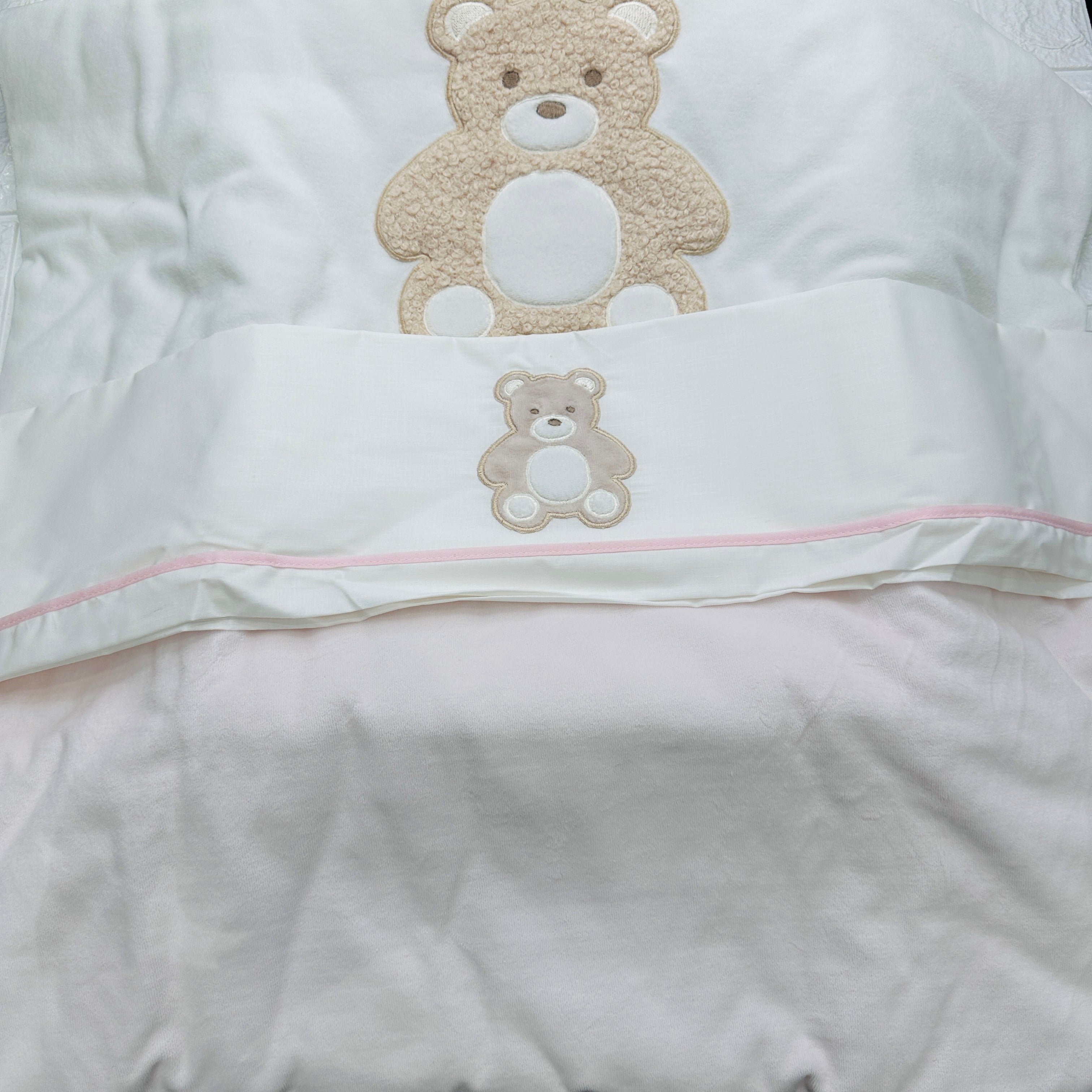 Set Nascita ciniglia Orso Rosa