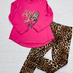 maglia e leggings animalier Fuxian