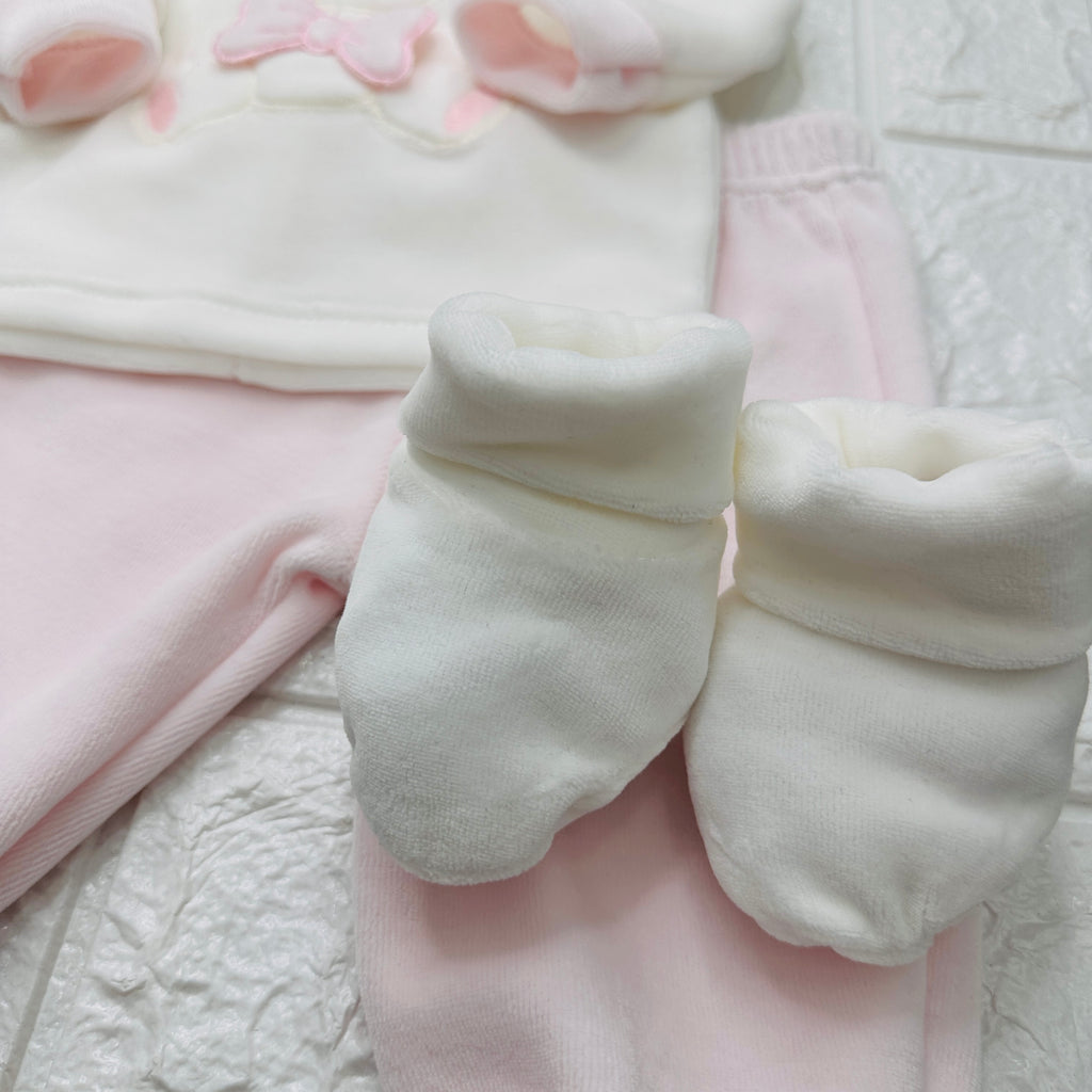 Set nascita ciniglia Orsetta fiocco rosa