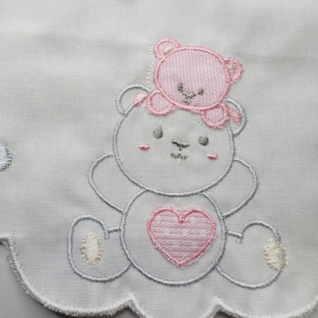Bavetta 2 orsetti rosa