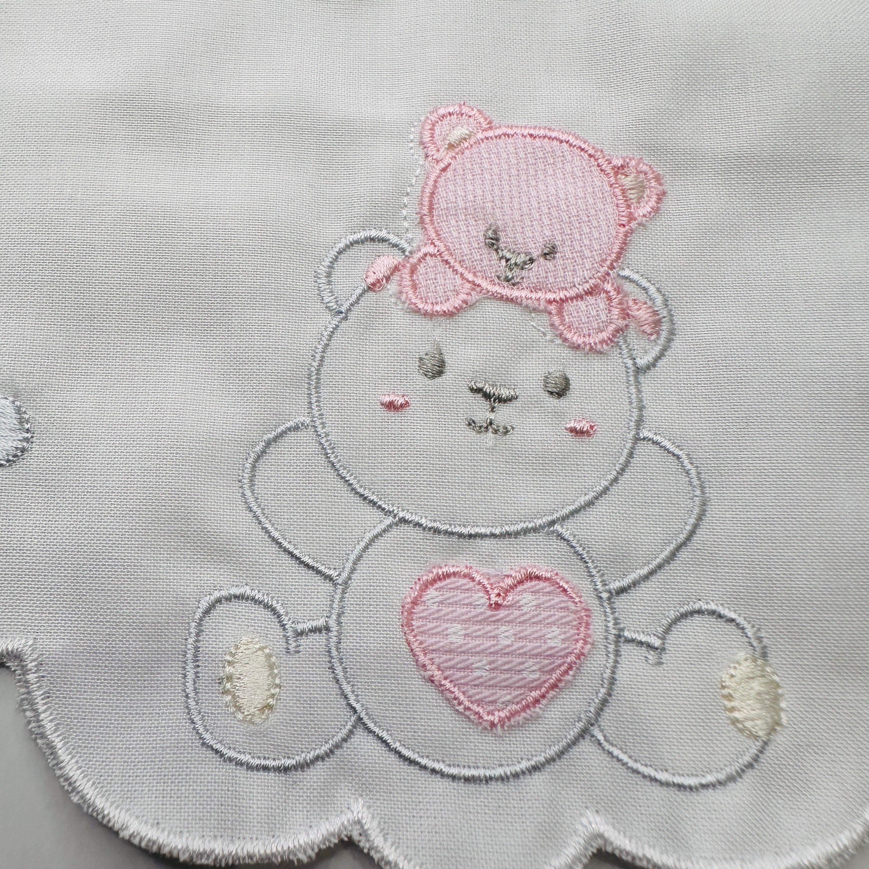 Bavetta 2 orsetti rosa