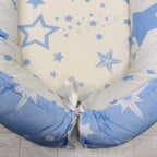 Riduttore carrozzina stelle celeste 75x46 cm