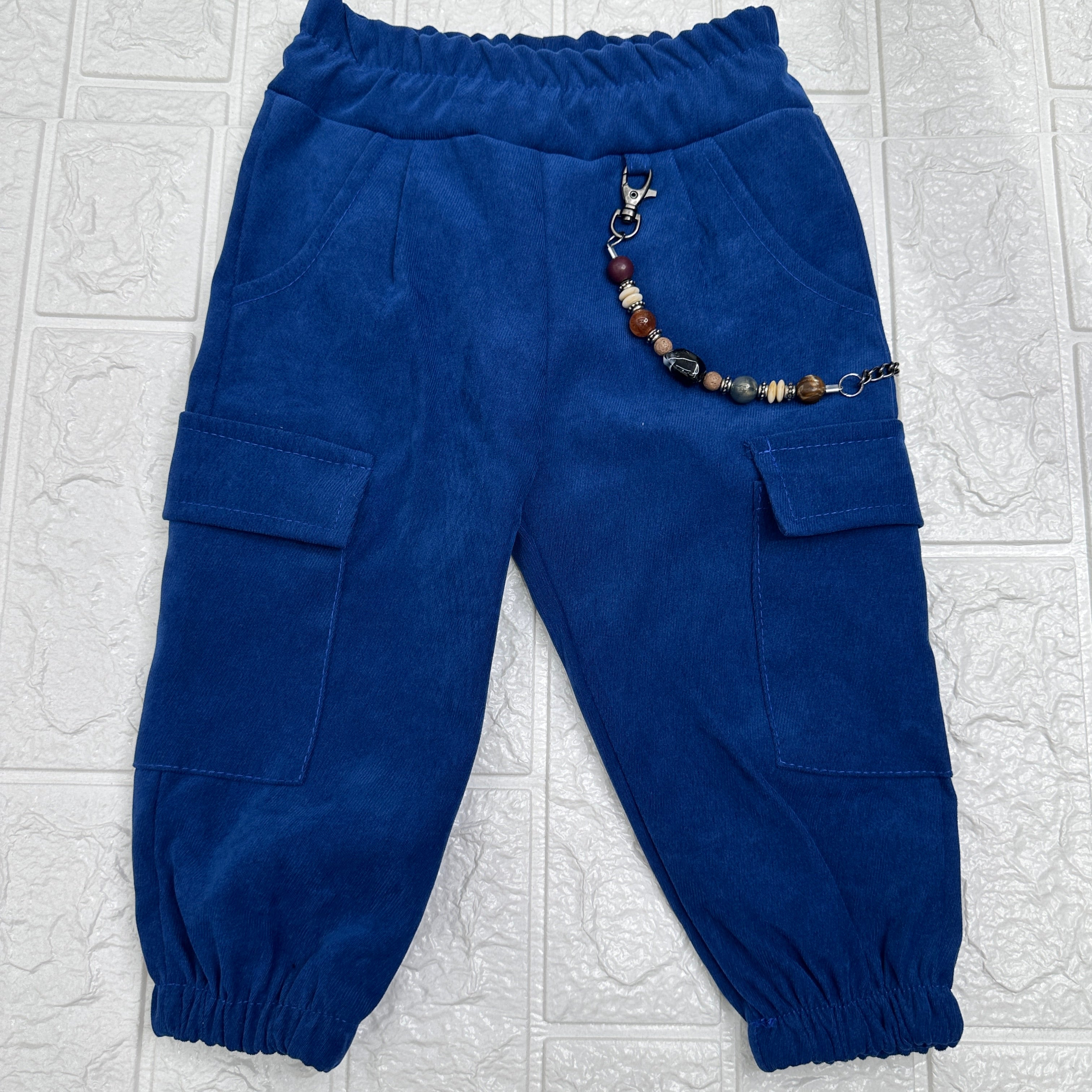 Pantalone  cargo Camoscio Blu