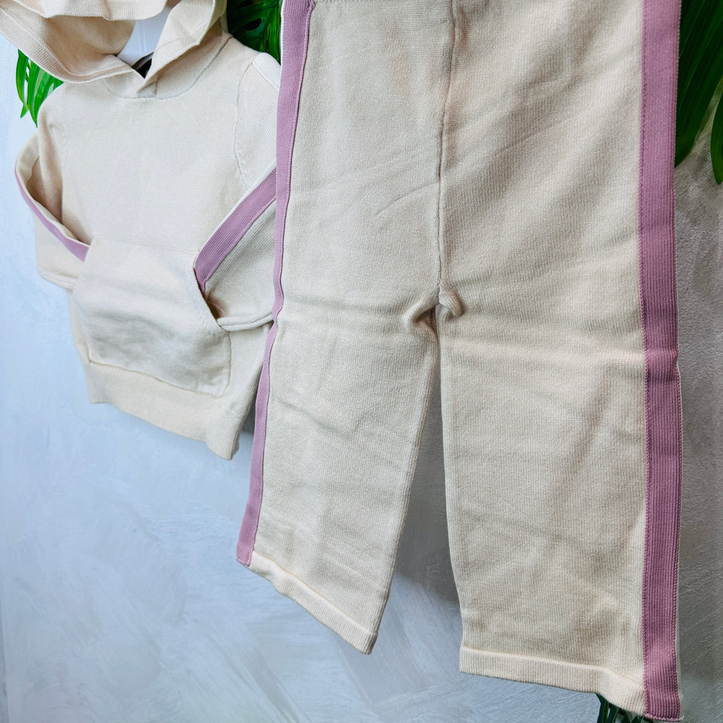 Completo freddy In maglia panna