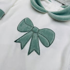 Tutina ciniglia fiocco Verde 30413