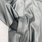 Giubbotto ecopelle Nero