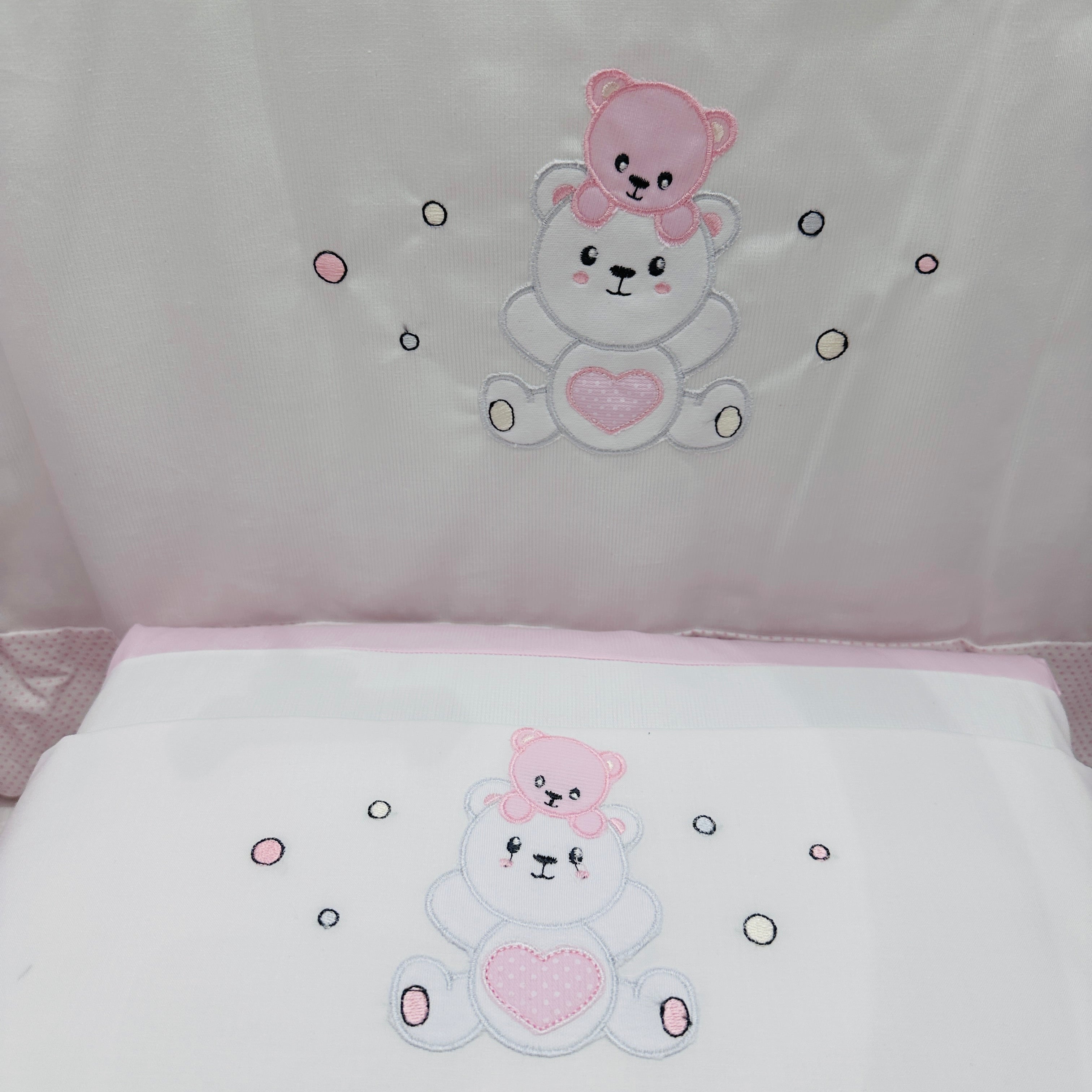Set completo culla Orso suona  Rosa