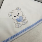 Accappatoio neonato celeste ART AT001157