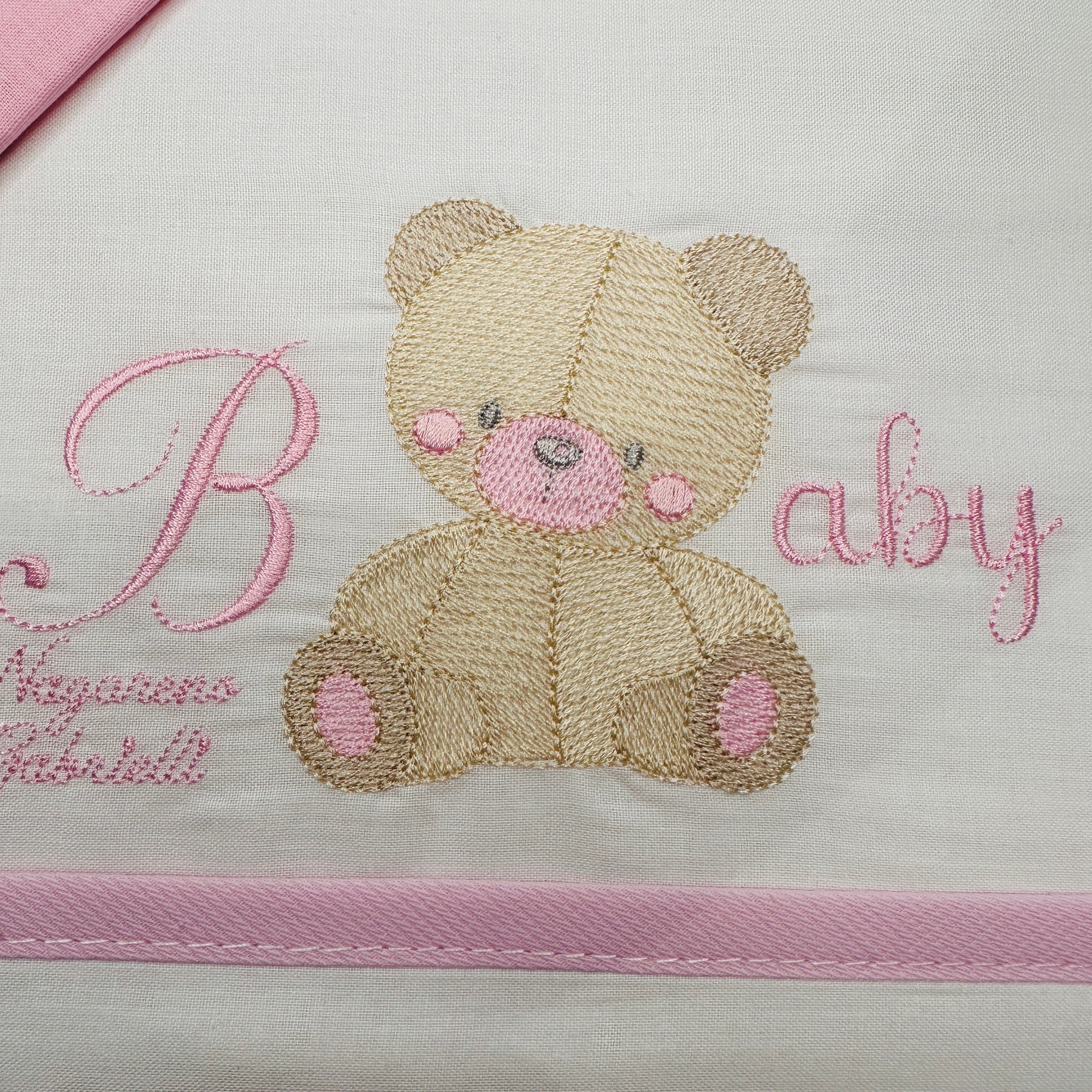 Lenzuola next to me  orso rosa