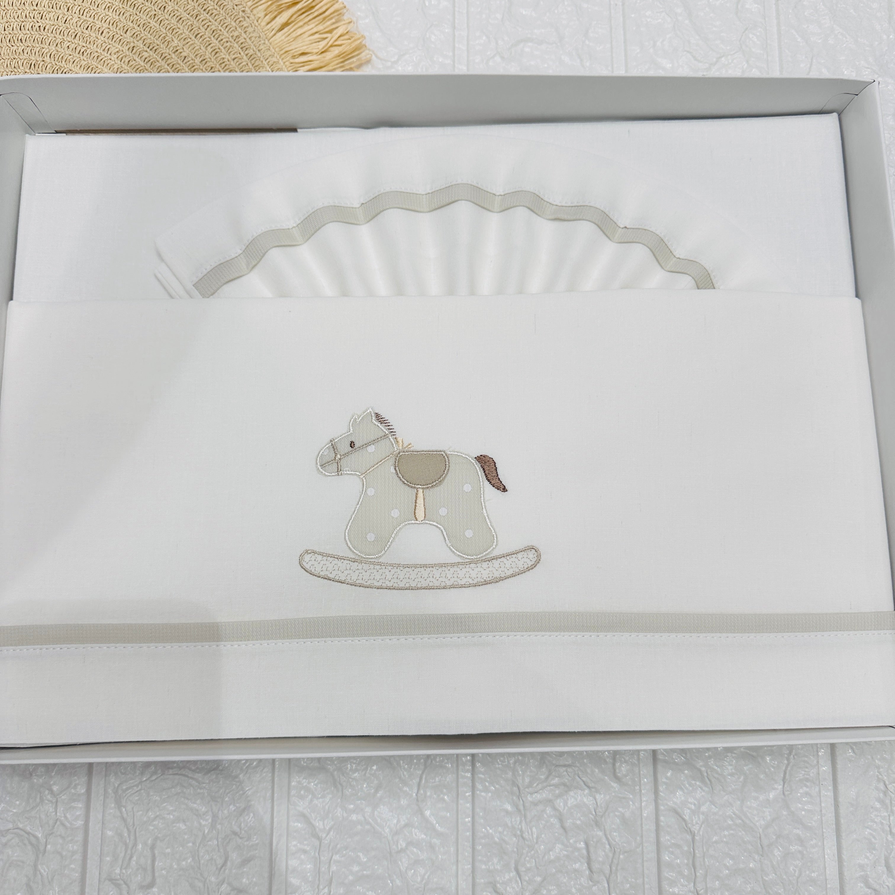 Lenzuola Culla cavallino panna ART LL018165