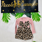 Completo Fiocco Leopardo Rosa