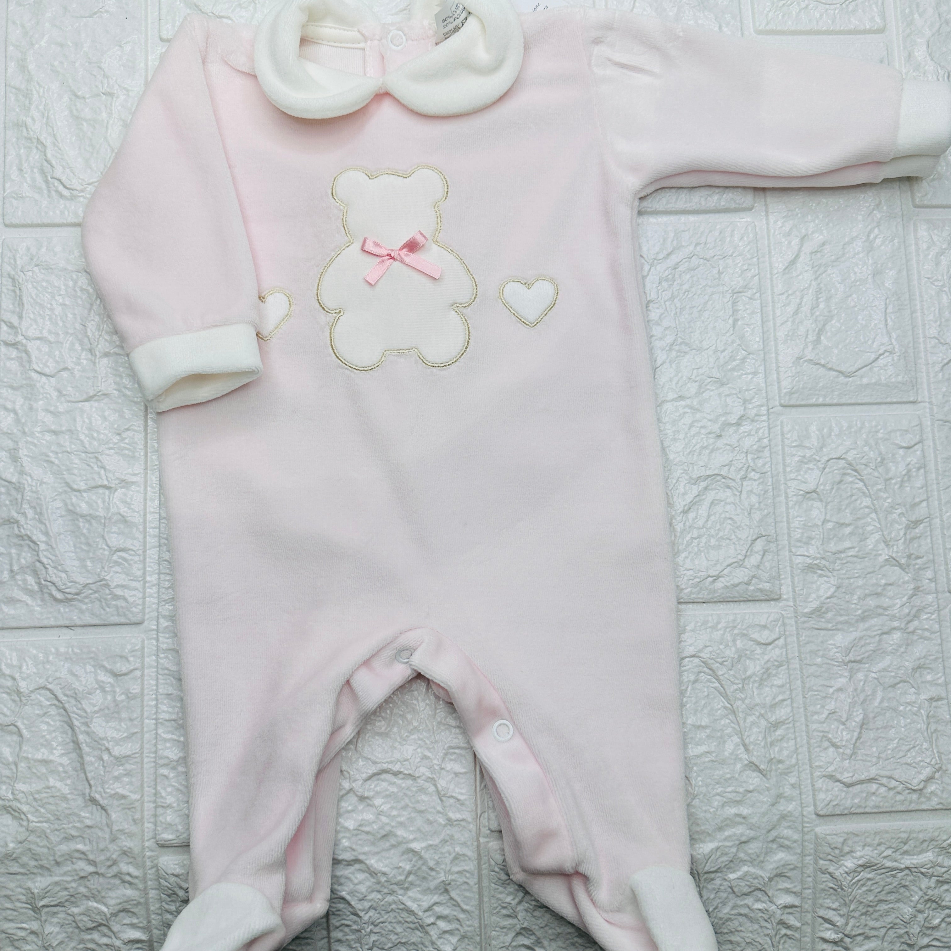 Tutina Ciniglia orso Cuori rosa 30401