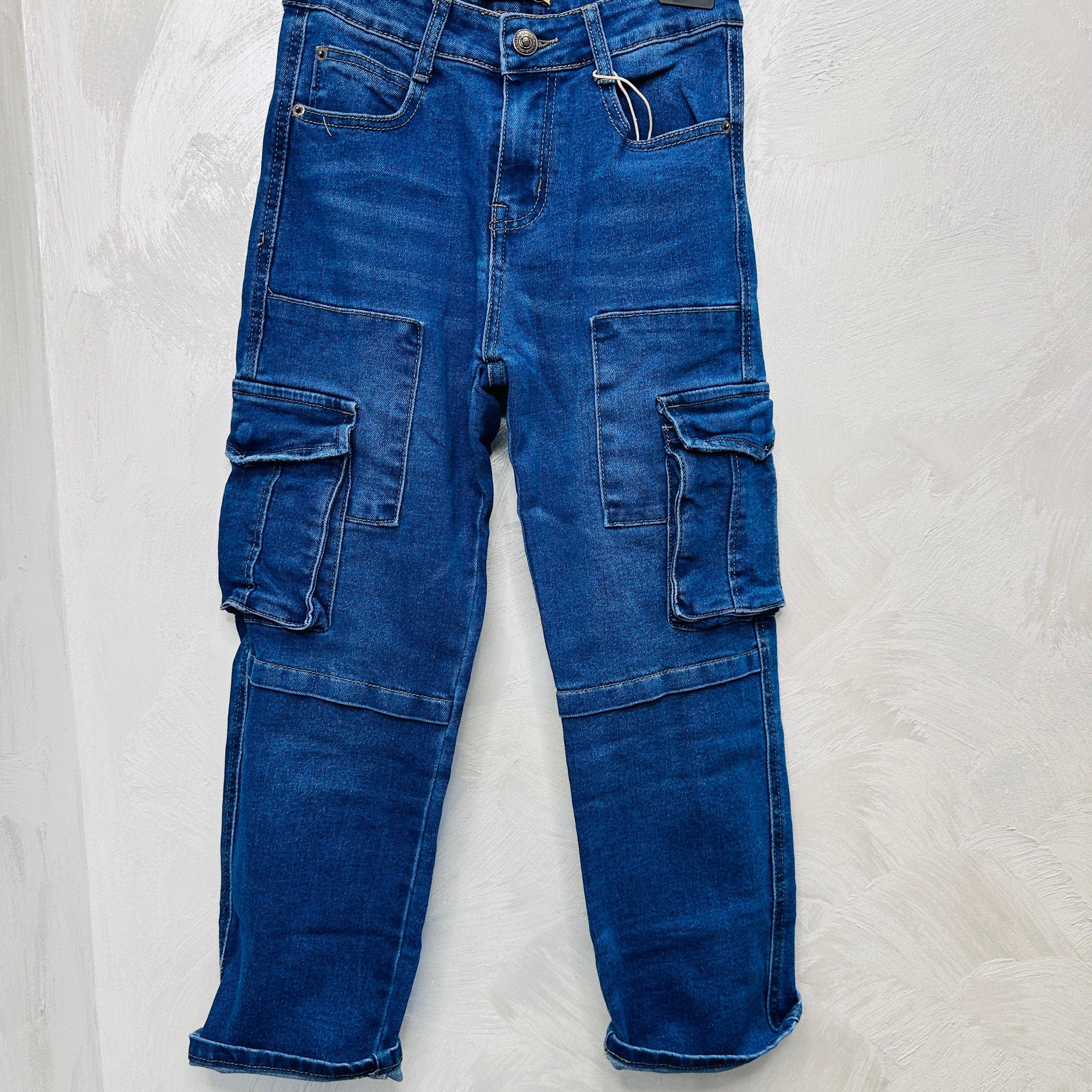 Jeans Cargo gamba larga