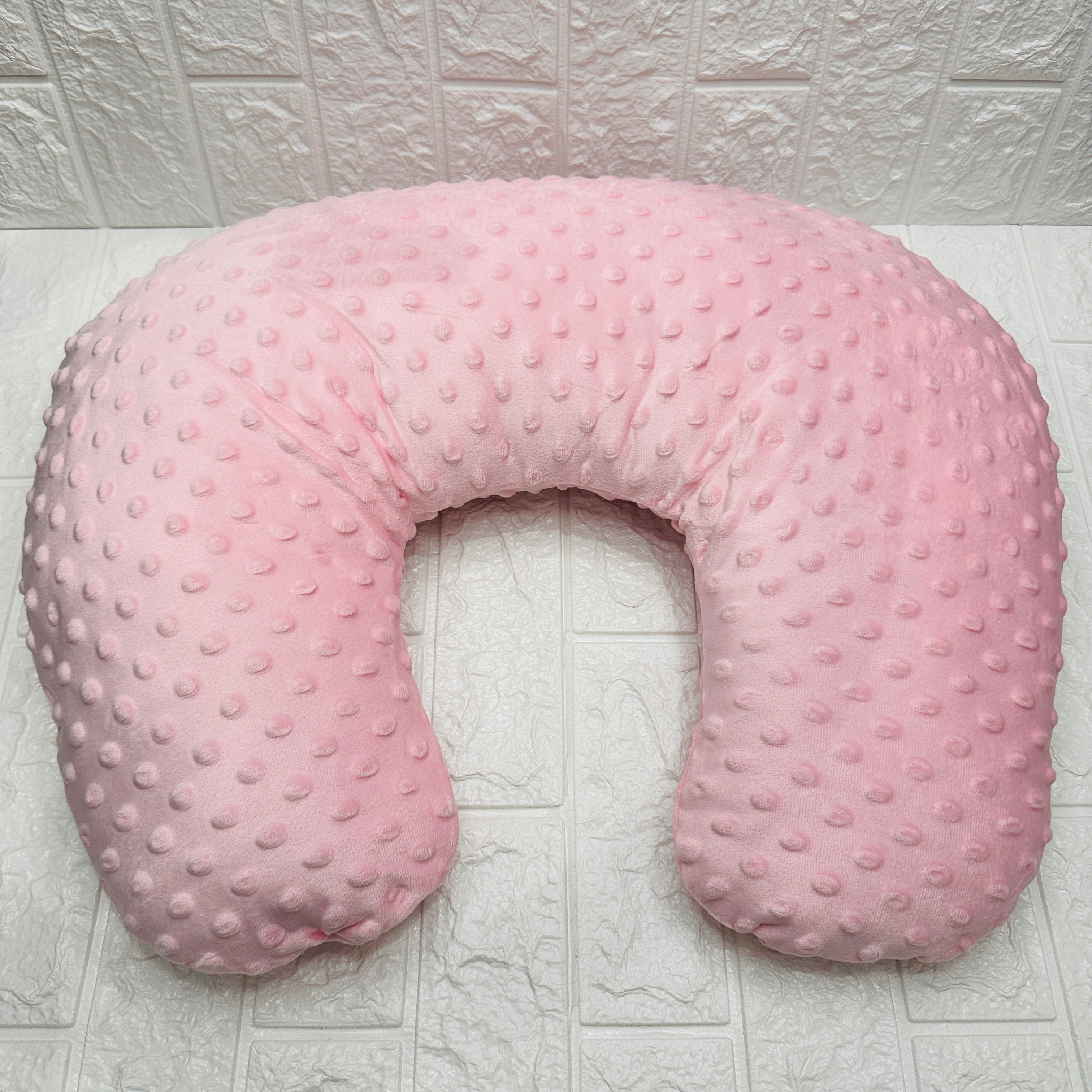 Ciambella allattamento pile rosa
