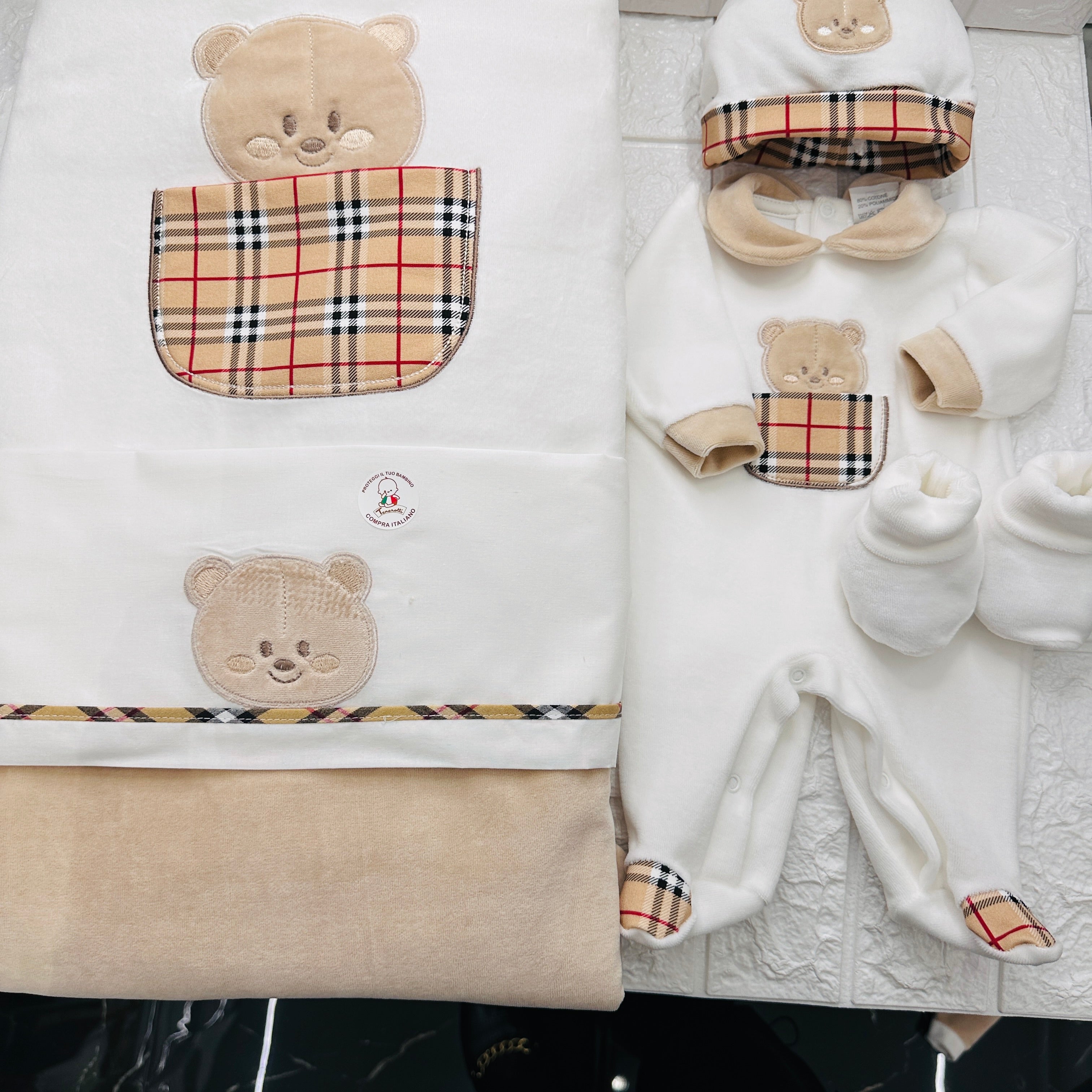 Set Nascita in Ciniglia Orso Barbery