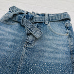 Gonna Jeans Bimba Brillantini Z54