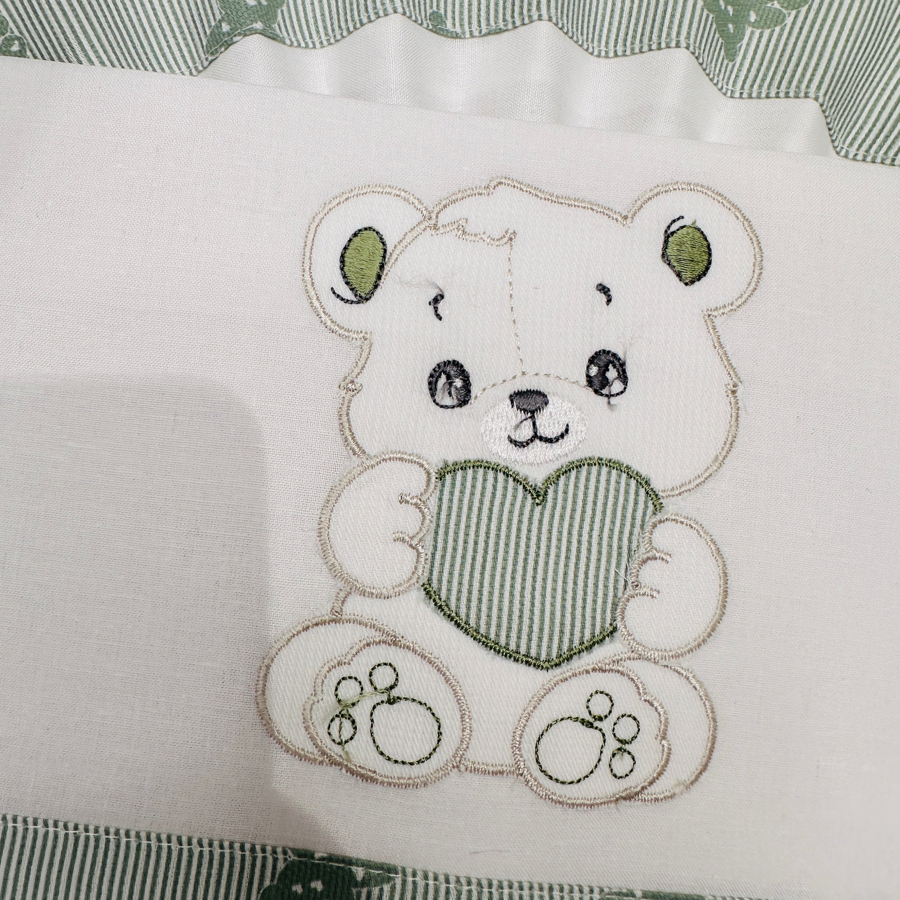 Lenzuola carrozzina orso verde ART LC015157