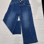 Jeans bimba brillantini PT5003