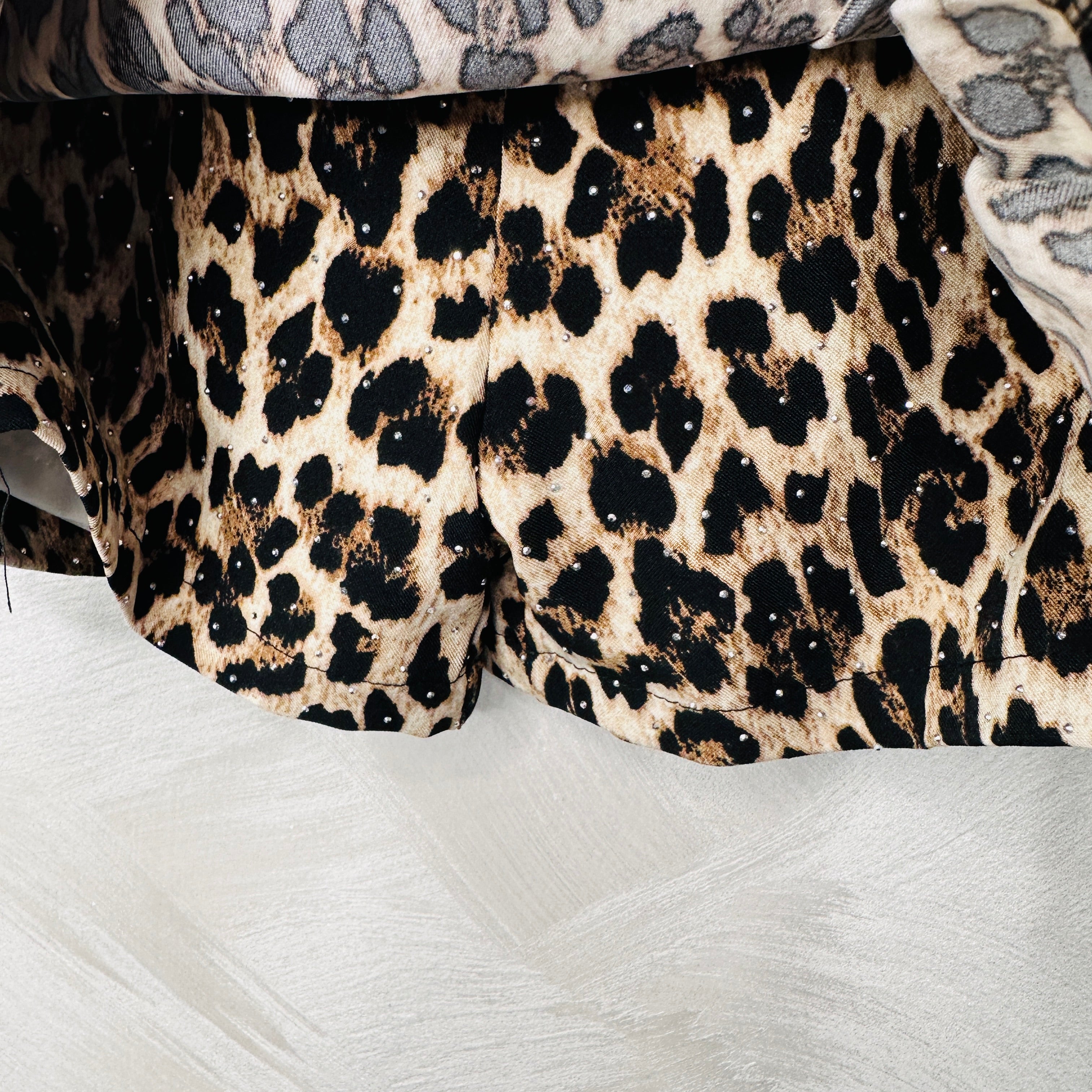 Completo bimba cravatta animalier