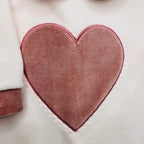 Tutina ciniglia Cuore rosa 30405
