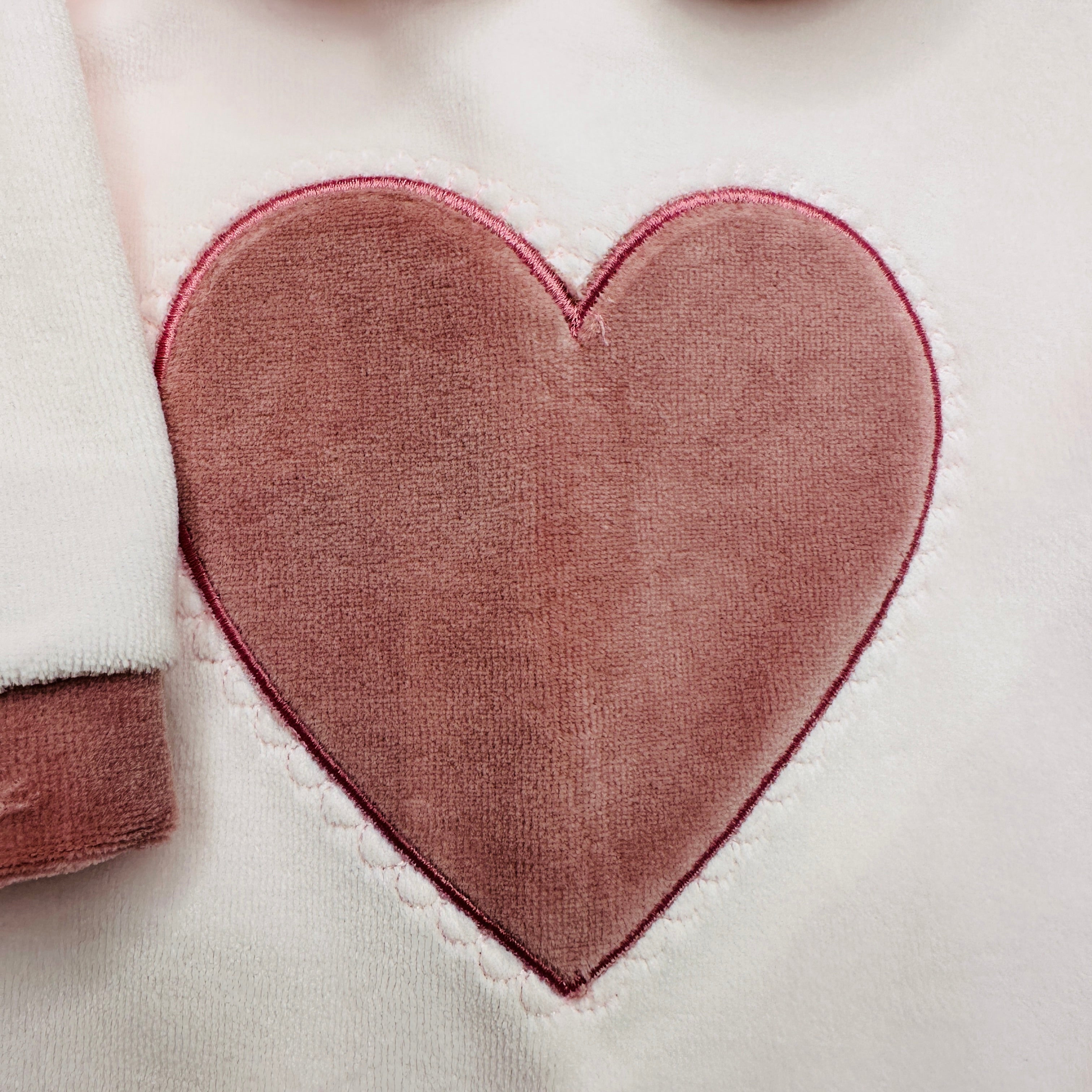 Tutina ciniglia Cuore rosa 30405