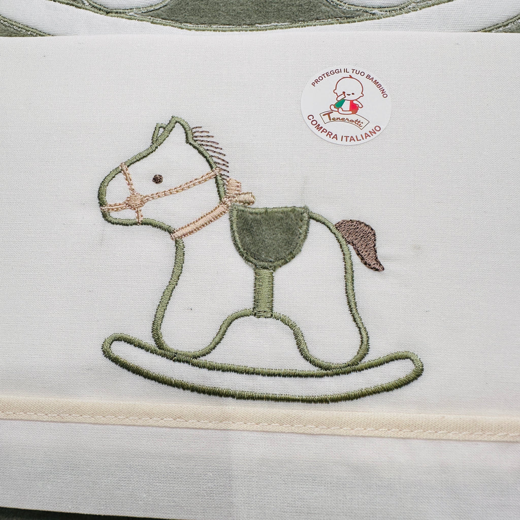 Set completo ciniglia carrozzina cavallo verde 35412