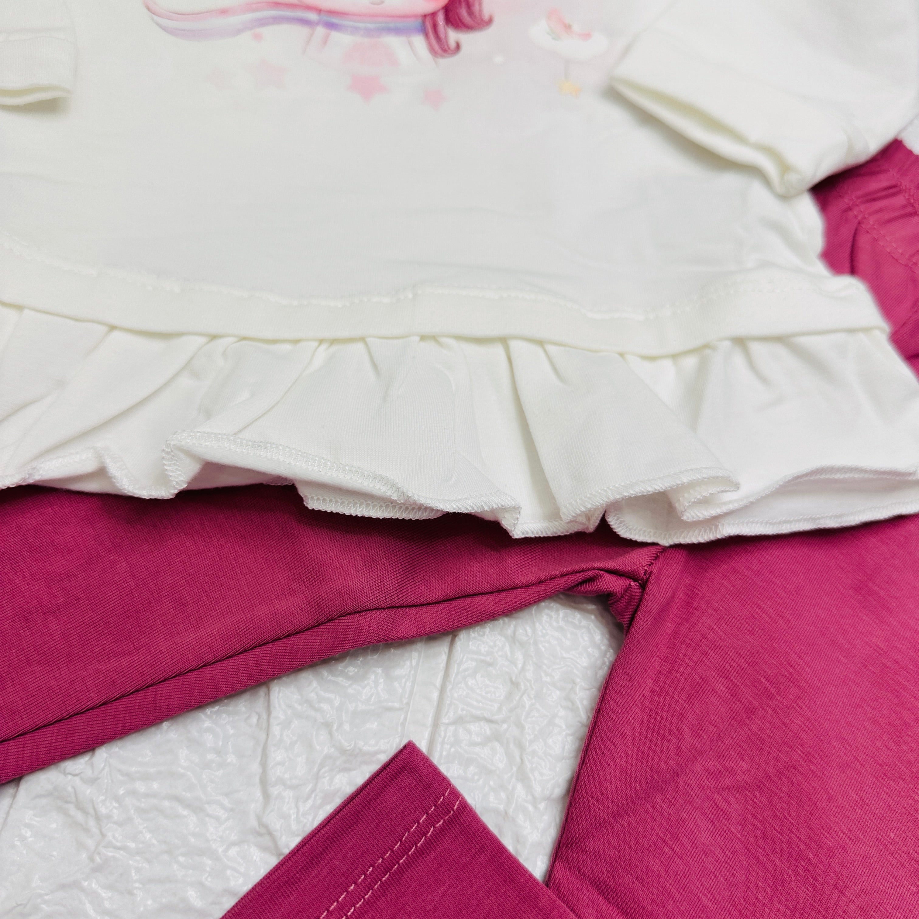Maglia e leggings unicorno