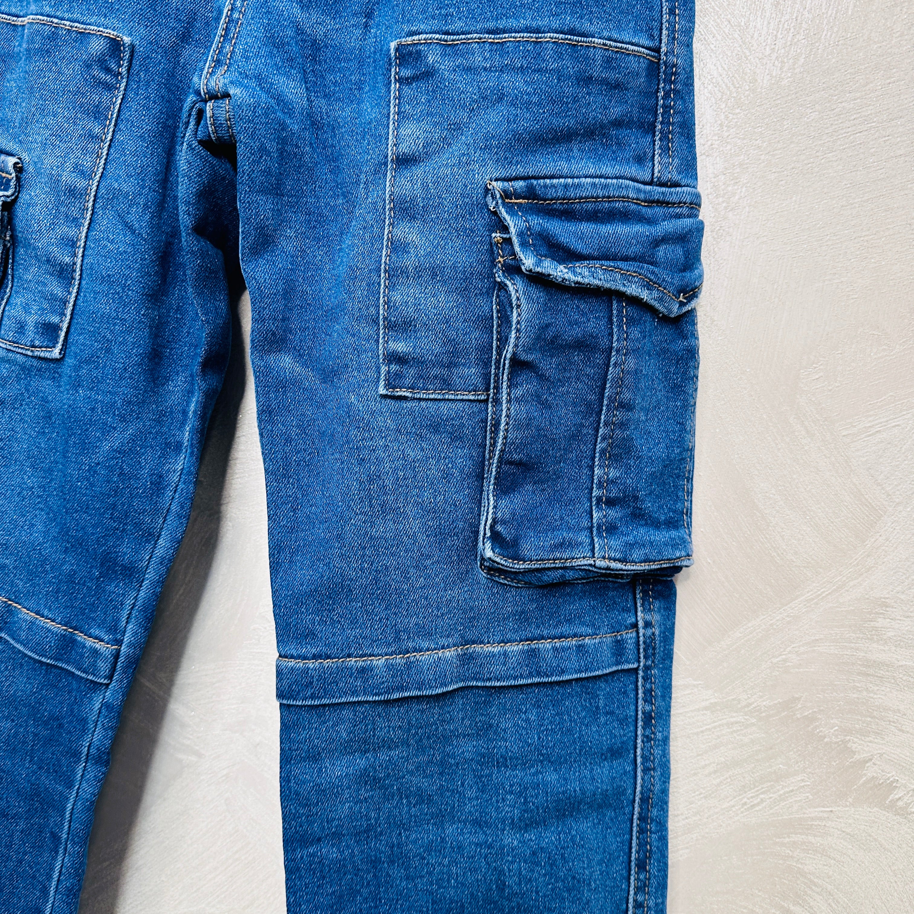 Jeans Cargo gamba larga