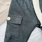 Completo jeans Felpa Bimbo