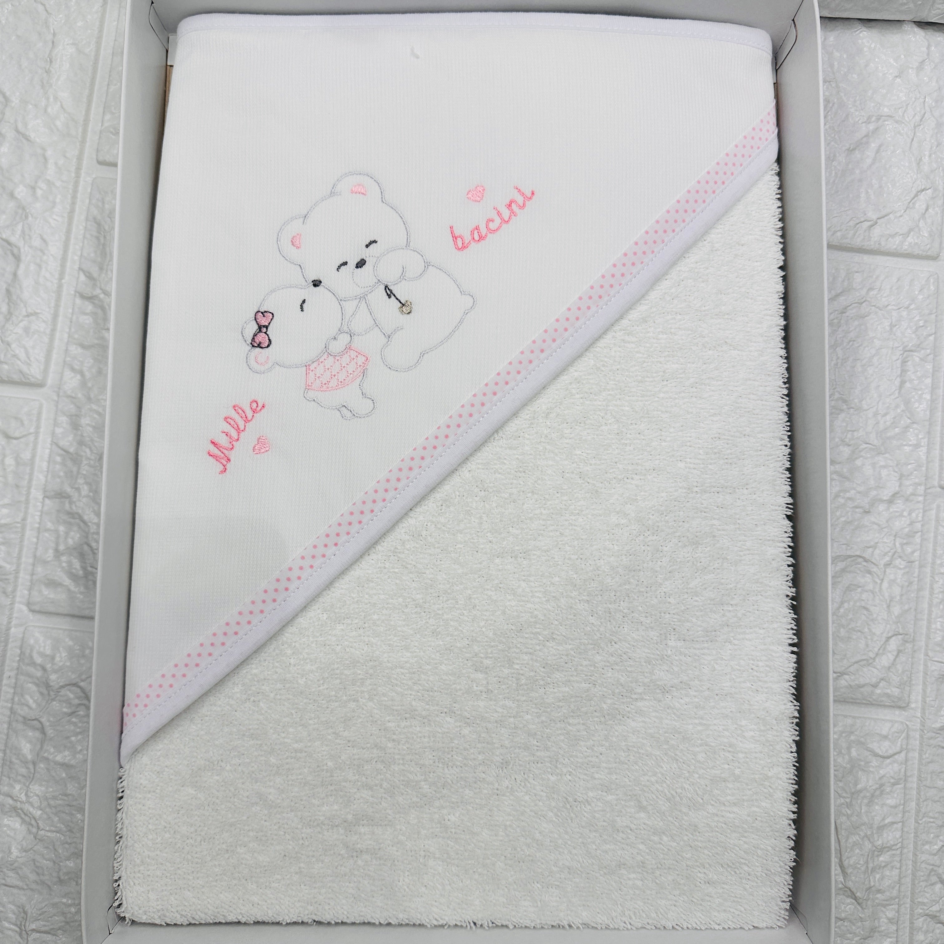 Accappatoio neonata Rosa ART AT001150