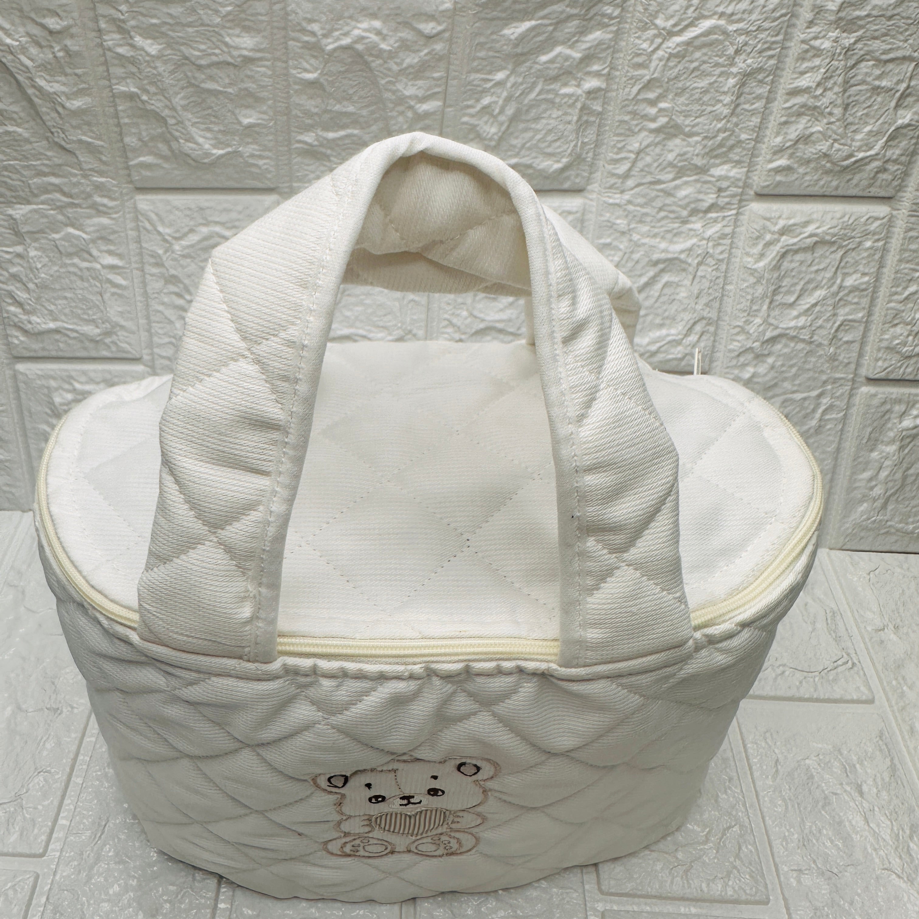 Beauty orso cuore panna dim 30x15